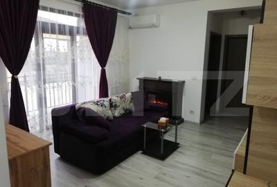 Apartament cu 2 camere semidecomandat, mobilat în Giroc