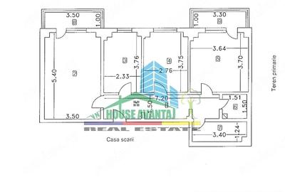 Apartament cu 3 camere decomandat în Ultracentral