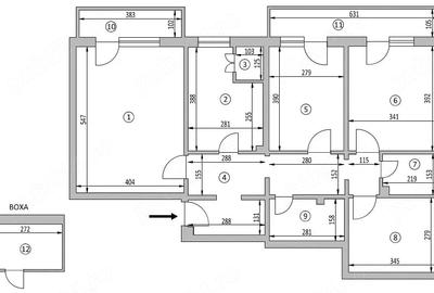 Apartament cu 4 camere decomandat în Central