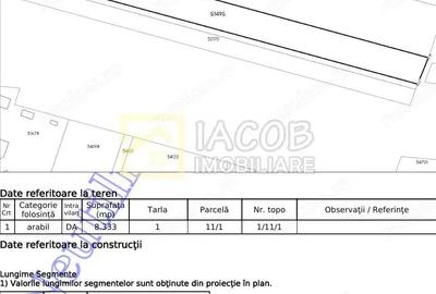 Teren intravilan de 8333 mp, în Secu - 3