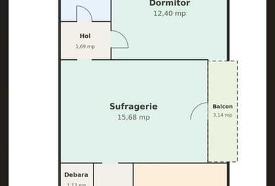 Apartament cu 2 camere în Central