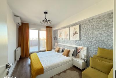 Apartament cu 2 camere semidecomandat, mobilat în Central