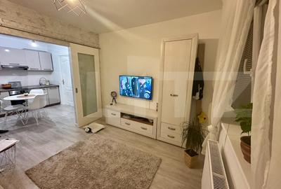Apartament cu 2 camere semidecomandat, mobilat în Apahida