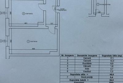 Apartament cu 2 camere decomandat în Tractorul