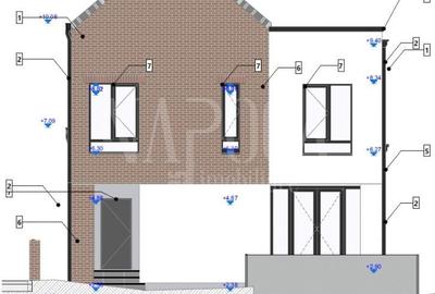 Duplex cu 4 camere cu Canalizare în Tăuți - 1