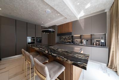 Penthouse cu 5 camere semidecomandat, mobilat în Herăstrău - 12