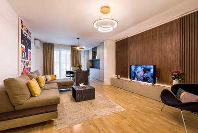 Apartament cu 2 camere semidecomandat, mobilat în Barbu Văcărescu