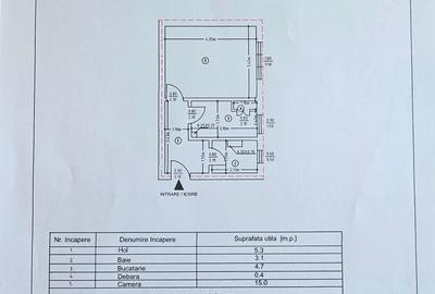 Garsonieră decomandată în Dărmănești - 8
