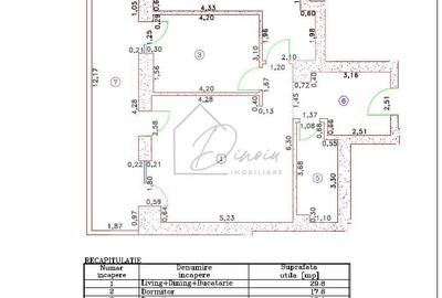 Apartament cu 3 camere decomandat, mobilat în Central - 4