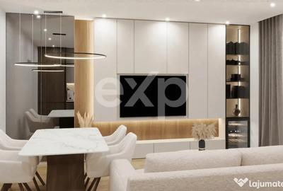 Apartament cu 3 camere decomandat, mobilat în Central