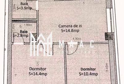 Apartament cu 3 camere decomandat în Exterior Vest - 4