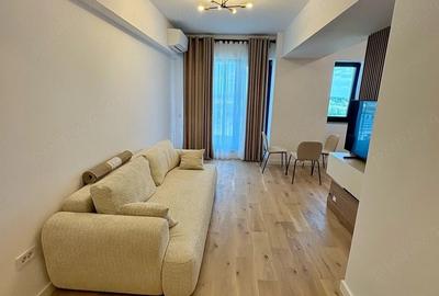 Apartament cu 2 camere semidecomandat, mobilat în Pipera