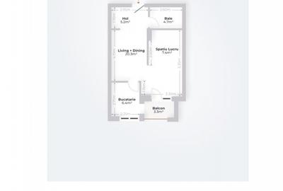 Apartament cu 2 camere decomandat în Voluntari - 5
