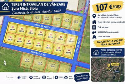 Teren de 447 mp, în Șura Mică