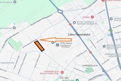 Teren de 5750 mp, în Torontalului