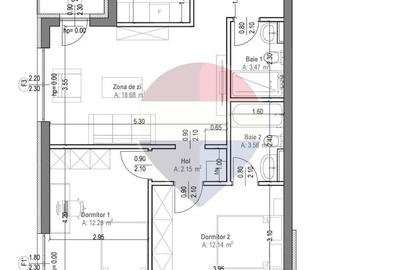 Apartament cu 3 camere decomandat în Central