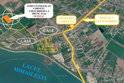 Teren extravilan de 2169 mp, în Cornetu