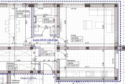 Apartament cu 2 camere decomandat în Giroc