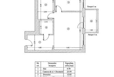 Apartament cu 3 camere decomandat în Domenii - 11