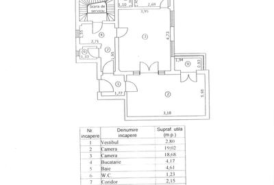 Apartament cu 2 camere decomandat în Centrul Istoric