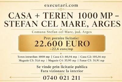 Casă individuală cu 4 camere cu Teren 1000 Mp în Ștefan cel Mare