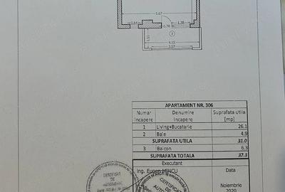 Garsonieră decomandată în Chiajna