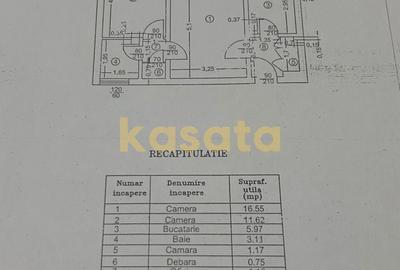 Apartament cu 2 camere în Basarabia