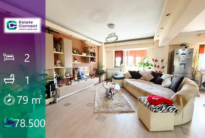Apartament cu 2 camere semidecomandat în Intim