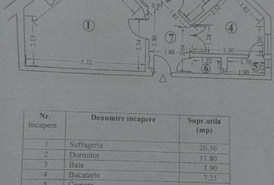 Apartament cu 2 camere decomandat în Central