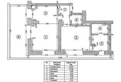 Apartament cu 2 camere semidecomandat, mobilat în Colentina