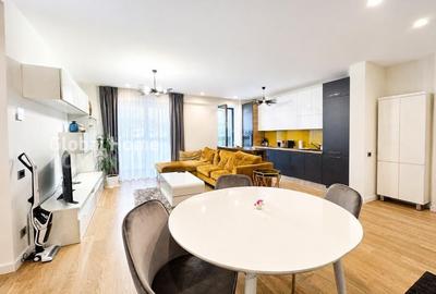 Apartament cu 3 camere decomandat, mobilat în Barbu Văcărescu