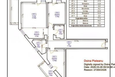 Apartament cu 3 camere în Lacul Morii