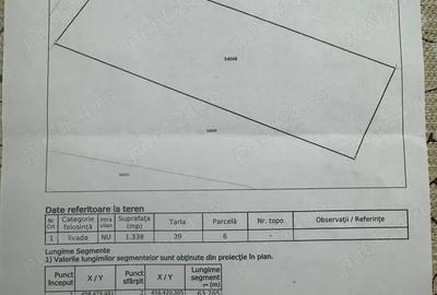 Teren de 1338 mp, în Leleasca - 2