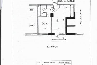 Apartament cu 2 camere decomandat în Decebal