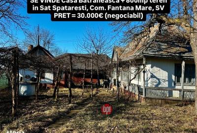 Casă cu 2 camere cu Teren 800 Mp în Fântâna Mare - 9