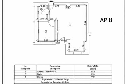 Apartament cu 2 camere în Central