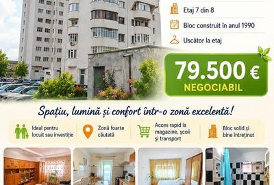 Apartament cu 2 camere, mobilat în Traian - 3