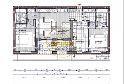 Apartament cu 3 camere decomandat în Tunari - 2
