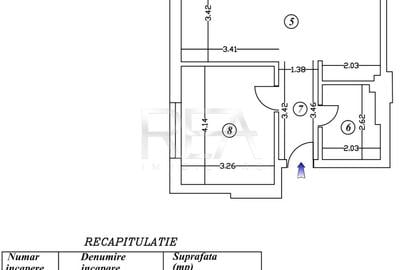 Apartament cu 2 camere semidecomandat în Matei Voievod - 7