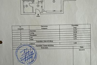 Apartament cu 2 camere semidecomandat, mobilat în Ștefăneștii de Jos - 3