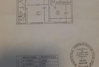 Apartament cu 2 camere semidecomandat în Ferentari