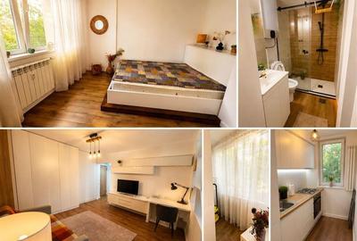 Apartament cu 2 camere semidecomandat, mobilat în Domenii