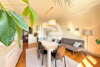 Apartament cu 4 camere decomandat, mobilat în Central