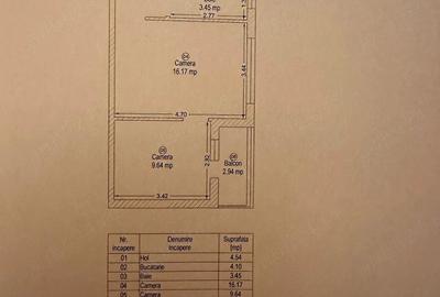 Apartament cu 2 camere semidecomandat în Dacia - 4