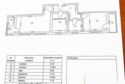 Apartament cu 2 camere decomandat în Păcii - 20