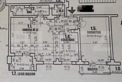 Apartament cu 2 camere decomandat în Central
