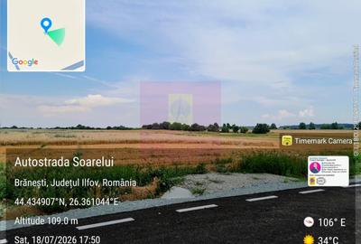 Teren în Brănești