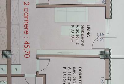 Apartament cu 2 camere semidecomandat în Păcurari - 1