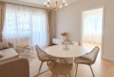 Apartament cu 2 camere semidecomandat, mobilat în Florești