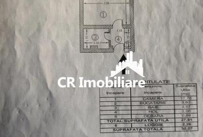 Garsonieră decomandată în Iancului